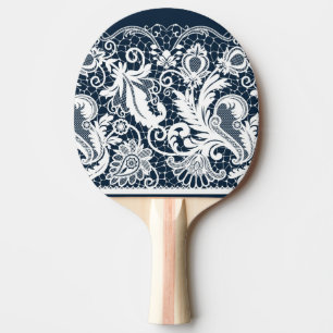 Witte kant 2 tafeltennisbatje