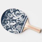 Witte kant 2 tafeltennisbatje (Zijkant)