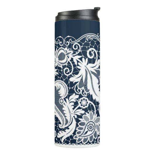 Witte kant 2 thermosbeker (Gedraaid links)