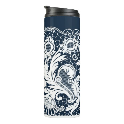 Witte kant 2 thermosbeker (Geroteerd rechts)