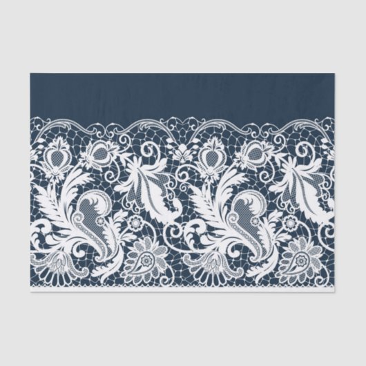 Witte kant 2 tissuepapier (Voorkant)