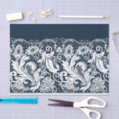 Witte kant 2 tissuepapier (Craft)