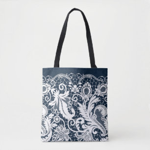 Witte kant 2 tote bag