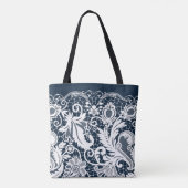 Witte kant 2 tote bag (Achterkant)