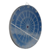 witte kant aan de hemel dartbord (Voorkant Links)