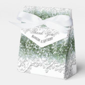 Witte Kant & Baby's Adem Trouwdag Bedankdoosjes (Voorkant Zijde)