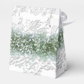 Witte Kant & Baby's Adem Trouwdag Bedankdoosjes (Achterkant)
