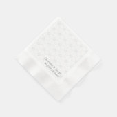  Witte kant bruiloft / douche Servet (Hoek)