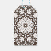 Witte kant cadeaulabel (Achterkant)