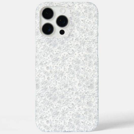 Witte kant Case-Mate iPhone case (Achterkant)