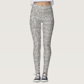 Witte kant, comfortabel, snelle klasjes leggings (Voorkant)