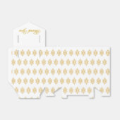 Witte kant dank u voor de dozen bedankdoosjes (Uitgevouwen)