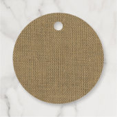 Witte Kant en Jute Bedankt Bedankjes Labels (Achterkant)