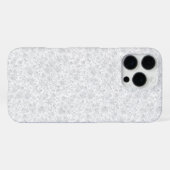 Witte kant iPhone hoesje (Achterkant horizontaal)
