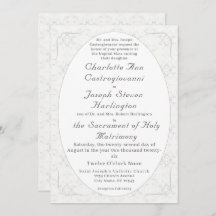 Witte Kant Katholieke bruiloft