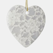  witte kant keramisch ornament (Rechts)