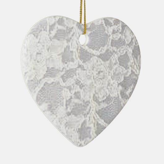 witte kant keramisch ornament (Rechts)