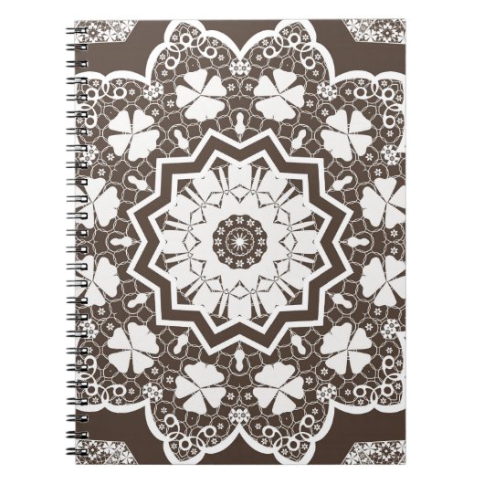 Witte kant notitieboek (Voorkant)