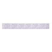Witte kant op lavender satijnen lint (Voorkant)
