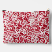 Witte kant op rood etui (Achterkant)