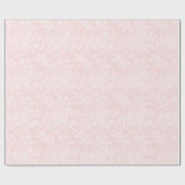 Witte kant op roze bruiloft cadeau inpakpapier (Vlak)