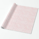 Witte kant op roze bruiloft cadeau inpakpapier<br><div class="desc">Witte kant op roze bruiloft cadeau inpakpapier</div>
