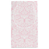 Witte kant op roze klein cadeauzakje (Achterkant)