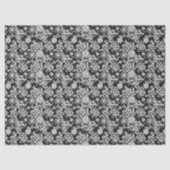 Witte kant op zwart  tissuepapier (Voorkant)