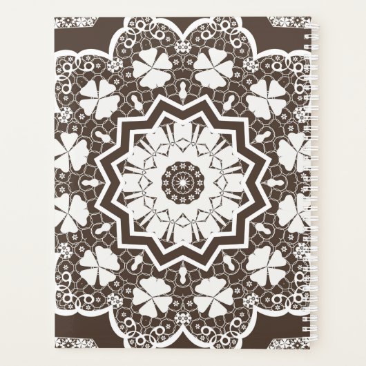 Witte kant planner (Achterkant)