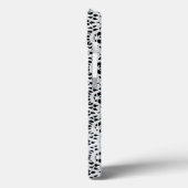 Witte kant vormt een delicate grens tegen zwart Case-Mate iPhone case (Achterkant / Links)
