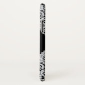 Witte kant vormt een delicate grens tegen zwart Case-Mate iPhone case (Achterkant / rechts)