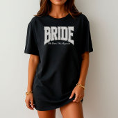 Witte Kanten BRUIDS Trouwfeest Borrel Bruidsfeest T-shirt