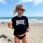 Witte Kanten BRUIDS Trouwfeest Borrel Bruidsfeest T-shirt