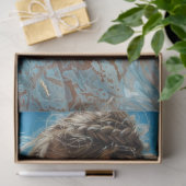 Witte Kanten Kraam Bruiloft Découpage Tissuepapier (Geschenk)