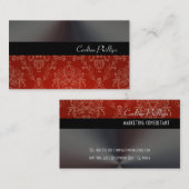 Witte kanten visitekaartjes (Voorkant / Achterkant)