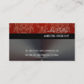 Witte kanten visitekaartjes (Achterkant)