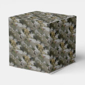 Witte kantkap Hydrangeabloemen       Bedankdoosjes (Achterkant)