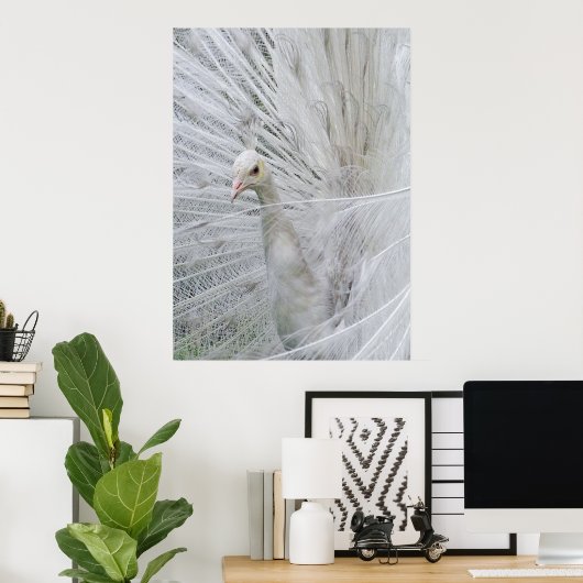 Witte kantposter poster (Thuiskantoor)