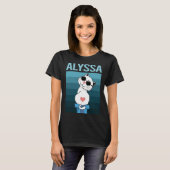 Witte Kat - Alyssa Naam T-shirt (Voorkant volledig)