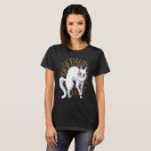 Witte kat bang t-shirt (Voorkant volledig)