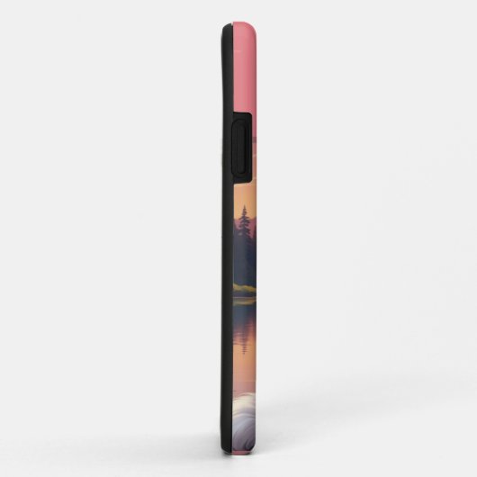 Witte kat bij het meer Case-Mate iPhone case (Achterkant/rechts)