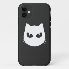 witte kat Case-Mate iPhone case