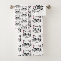 Witte kat draagt zwarte bril / zonnebril