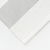 Witte kat en vis fleece deken (Hoek)