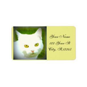 witte kat etiket