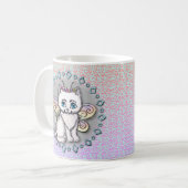 Witte Kat Fee mok (Voorkant links)