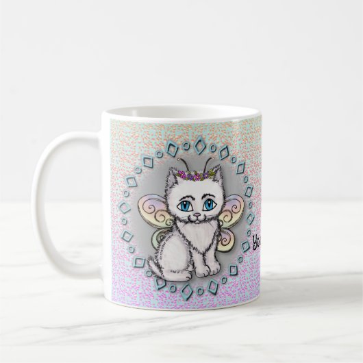 Witte Kat Fee mok (Links)