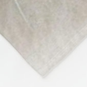 Witte kat fleece deken (Hoek)