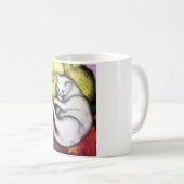 Witte kat, Franz Marc Koffiemok (Voorkant rechts)