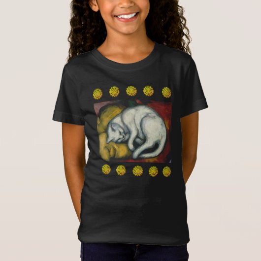Witte kat, Franz Marc T-Shirt (Voorkant)
